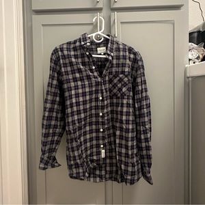 NAVY BLUE AND GREY FLANNEL